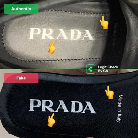 fake vs real prada loafers|prada shoes authenticity checker.